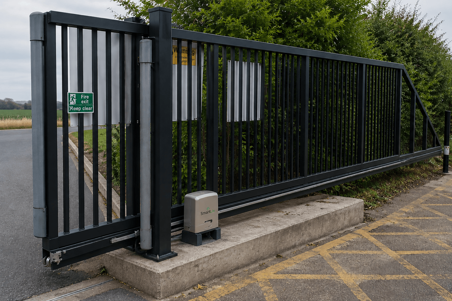 Cantilever Gate Motor - Black colour