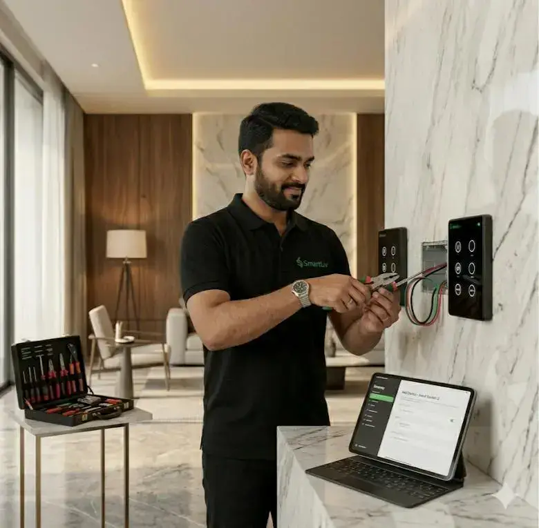 SmartLiv installation process